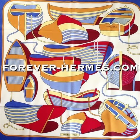 hermes scarf boats sea monsters|Hermes scarf.